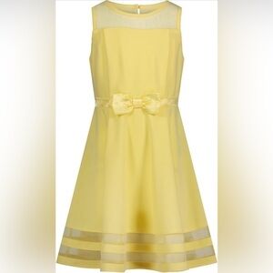 Calvin Klein - Girl’s Dress - Yellow - NWT - Wedding - Fit and Flare - Size 4